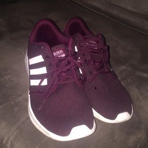 Dark pink adidas